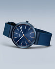 Reloj Bering Classic Azul/Naranjo