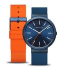 Reloj Bering Classic Azul/Naranjo