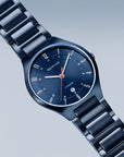 Reloj Bering Titanium Hombre Azul mate