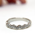 A pedido - Anillo Cintillo Brillantes en Grifa 0,01.5 ct Constelación