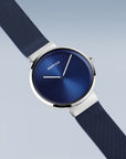 Reloj Bering Classic Mujer Blue-Silver