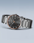 Reloj Bering Titanium Hombre Negro/Plata