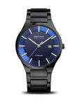 Reloj Bering Solar Titanium Hombre Negro/Azul