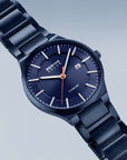 Reloj Bering Solar Titanium Hombre Azul