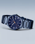 Reloj Bering Solar Titanium Hombre Azul