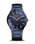 Reloj Bering Solar Titanium Hombre Azul