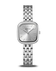 Reloj Bering Classic Mujer Cuadrado Plata