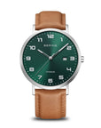 Reloj Bering Titanium Hombre Verde/Café