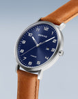Reloj Bering Titanium Hombre Azul/Café