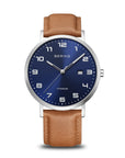 Reloj Bering Titanium Hombre Azul/Café