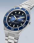 Reloj Bering Classic Arctic Sailing Hombre Plateado/Azul