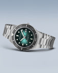 Reloj Bering Classic Arctic Sailing Plateado/Verde
