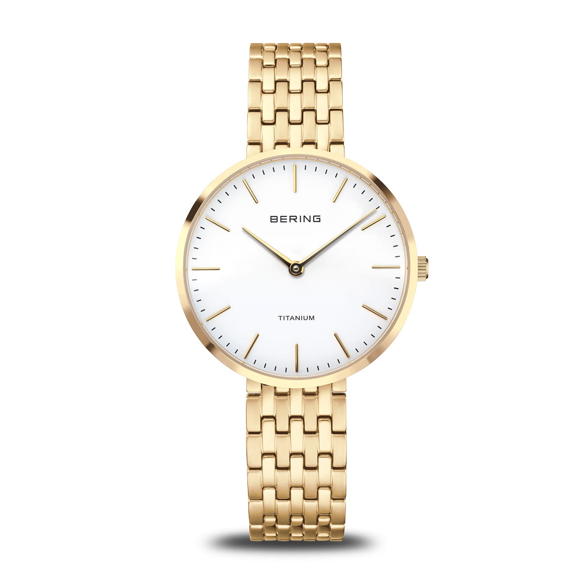 Reloj Bering Titanium Mujer Oro pulido – Sophia Schneider Joyas