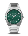 Reloj Bering Classic Hombre Plata/Verde