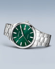Reloj Bering Automatic Hombre Plata/Verde
