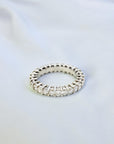 A pedido - Anillo Sinfín Brillantes en Grifa 0,08 ct
