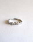 Anillo Cintillo Diamantes Grifa Drops