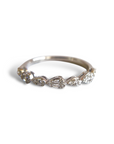 Anillo Cintillo Diamantes Grifa Drops