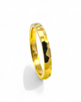 Anillo argolla corte inglés efecto martillado