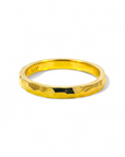 Anillo argolla corte inglés efecto martillado