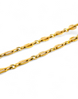 Pulsera oro amarillo 14K diseño geométrico