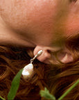 Aros plata perla barroca Bianca - Tita Cardemil