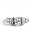 Anillo Solitario Diamante Oval 0,9 ct Platino