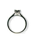 Anillo Solitario Diamantes en cluster