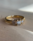 A pedido - Anillo Tricillo Brillantes en Grifa