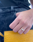A pedido - Anillo Tricillo Brillantes en Grifa