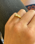 A pedido - Anillo Tricillo Brillantes en Grifa