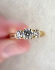A pedido - Anillo Tricillo Brillantes en Grifa