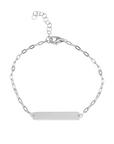 Pulsera eslabones y placa 26 mm grabable