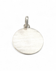 Medalla Redonda Lisa Personalizable Plata