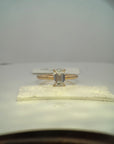 Anillo Solitario Diamante Lab 1,01 ct Corte Esmeralda Oro 18K