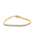 Pulsera tenis Josefina gold