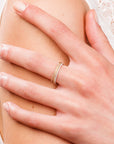 A pedido - Anillo Cintillo Diamantes Blancos