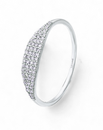 A pedido - Anillo Pavé Diamantes y Oro Blanco