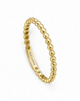 A pedido - Anillo Pelotitas de Oro Amarillo 18K