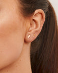 Aros Rayo en Oro 18k