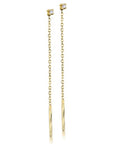 Aros Colgantes y Diamante en Grifa