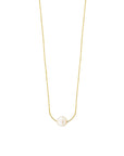 Collar Oro Amarillo 18k y Perla Cultivada.