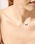 Collar Zafiros Corte Gota en oro 18K