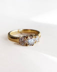 A pedido - Anillo Tricillo Brillantes en Grifa
