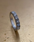 A pedido - Anillo Cintillo Brillantes en Grifa 0,20 ct