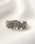Anillo Diamantes corte brillante Diseño Gardenia