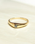 A pedido - Anillo Diamante Brillante en Bisel 0,08 ct