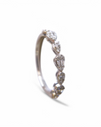 Anillo Cintillo Diamantes Grifa Drops