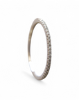 Anillo Cintillo Brillantes en grifa 0,10 ct