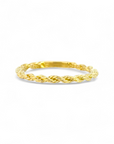 Anillo entorchado oro amarillo 10K